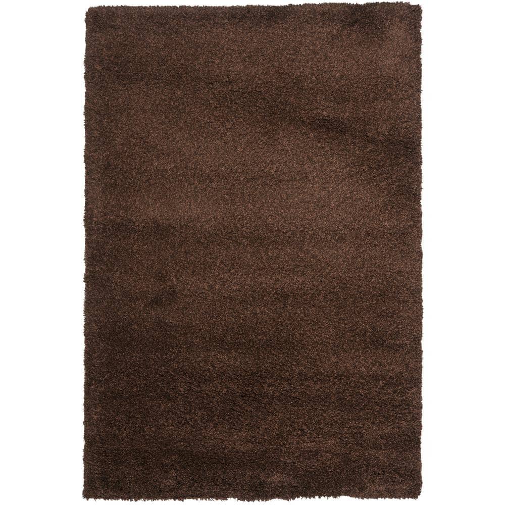 California Shag Brown 9 ft. x 12 ft. Solid Area Rug price history on PriceWatchPro