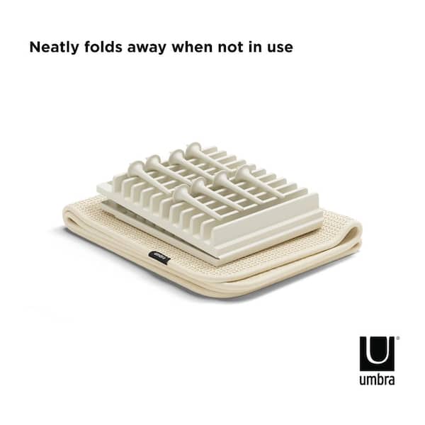Umbra Udry Drying Mat with Rack (Linen)