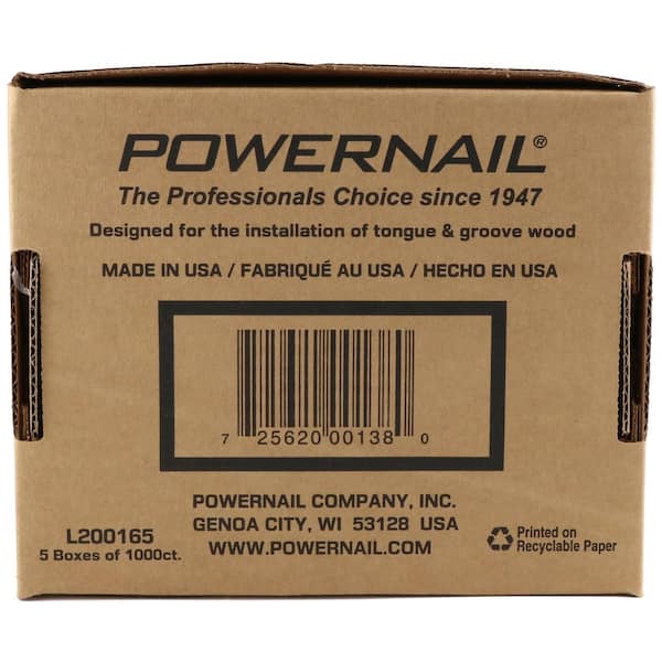 POWERNAIL 2 in. 16-Gauge Powercleats Hardwood Flooring Nails 5000