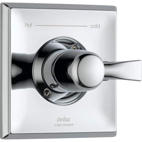 Delta Dryden 1-Handle Wall Mount Diverter Valve Only Trim in Chrome (Valve Not Included)