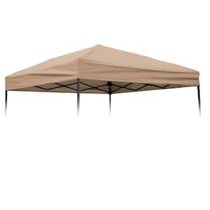 8 ft. x 8 ft. Square Replacement Canopy Gazebo Top for 10 ft. Slant Leg Canopy (Tan)