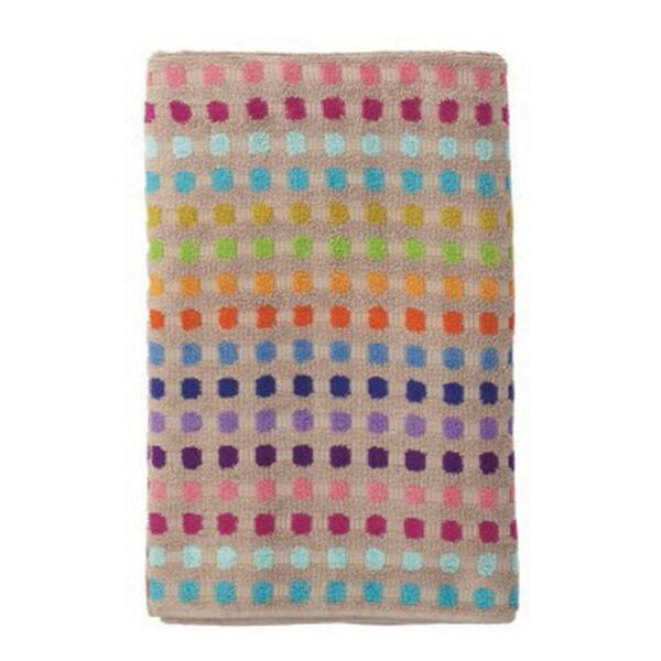 The Company Store Spectrum Multicolored Geometric Cotton Fingertip Towel (Set of 2)