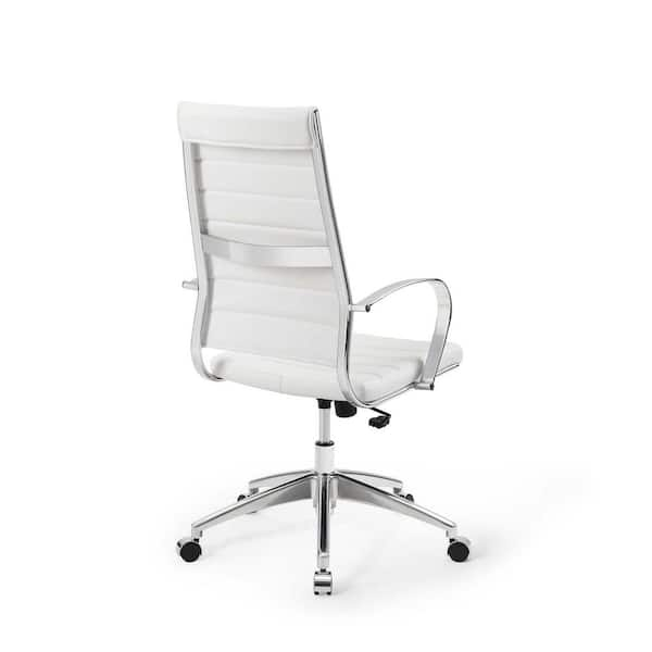 MODWAY Jive Highback Office Chair in White EEI-4135-WHI - The Home Depot