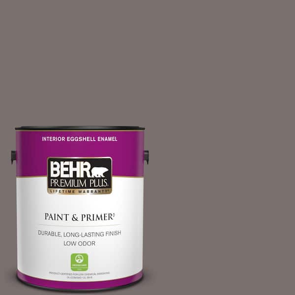 BEHR PREMIUM PLUS 1 gal. #790B-5 Simple Silhouette Eggshell Enamel Low Odor Interior Paint & Primer