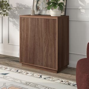 Alston 27.75 in. Satin Walnut Rectangular Accent Cabinet