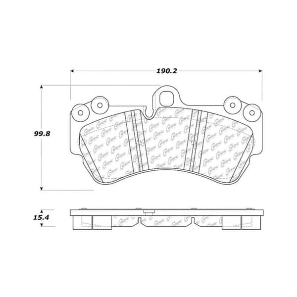 Centric Parts Disc Brake Pad Set