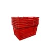 Only Hangers 8 in. D x 15.5 in. x 11.5 in. Yellow Plastic Storage Baskets  Set 9013 - The Home Depot