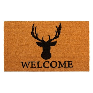 Deer Welcome Doormat, 24" x 48"