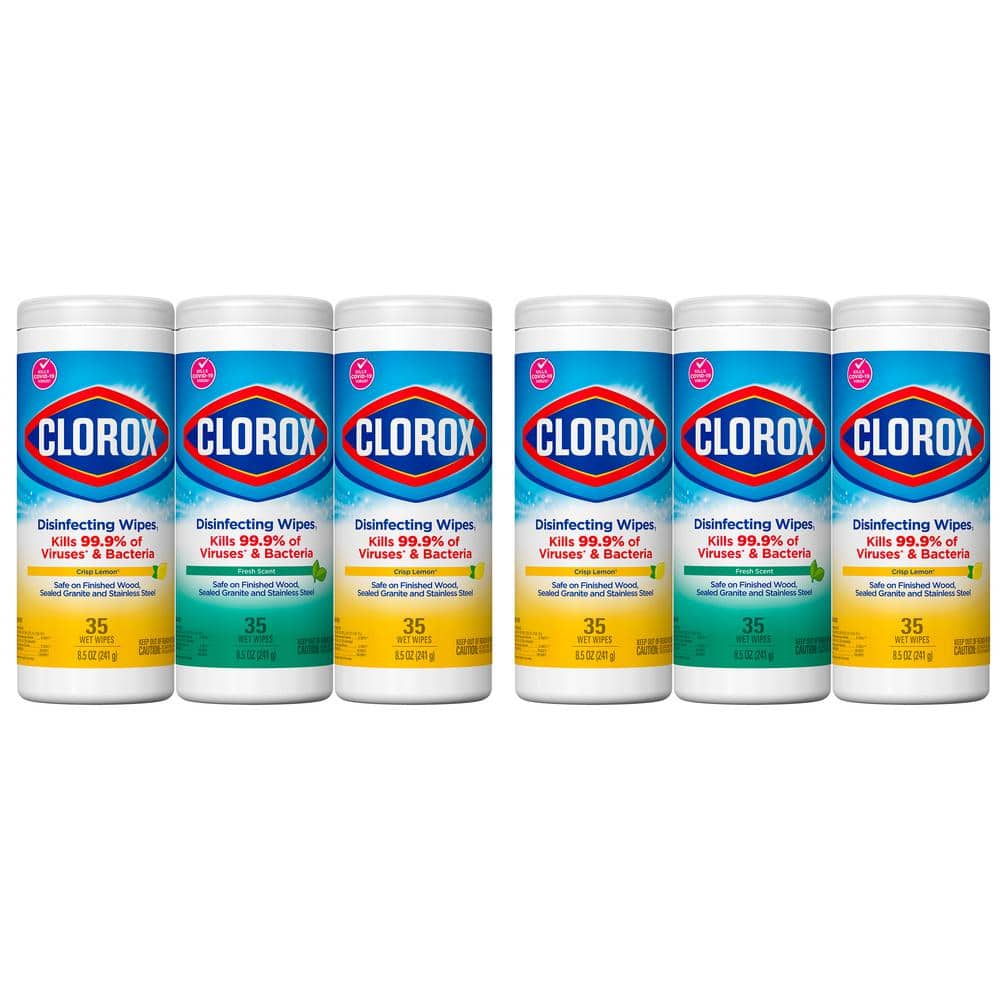 PURELL Professional Surface Disinfecting Wipes Citrus Scent 110 Count  Canister 7 x 8 Wipes Pack of 6 Canisters - Office Depot
