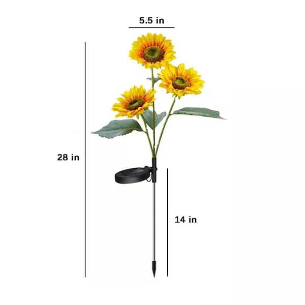 SANGETSU CK5005 ソレイユカーテン　125×320 Plastic Solar Sunflower Garden Stake 2-Pack Z225641076222-2 - The