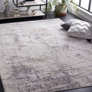 Eternal Ivory/Gray 4 ft. x 6 ft. Distressed Area Rug