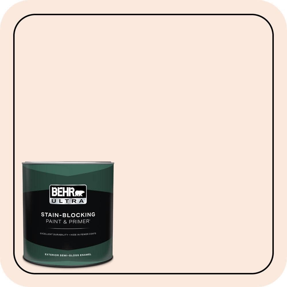 1 qt. #240C-1 Pink Blossom Semi-Gloss Enamel Exterior Paint & Primer price history on PriceWatchPro