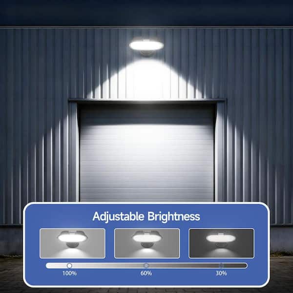 Cedar Hill 72W 8000 Lumen 120 Light Beam Angle Black Dusk to Dawn