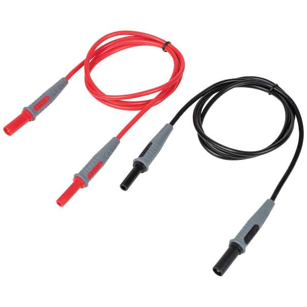 Klein Tools 3 ft. Red and Black Lead Adapters
