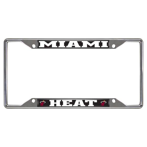 FANMATS NBA Miami Heat License Plate Frame