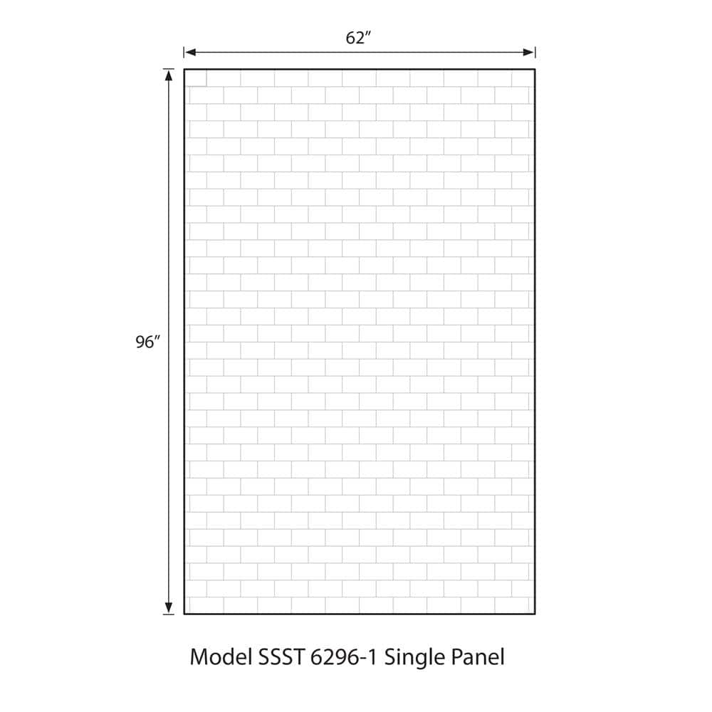 Bermuda Sand Textured Solid Surface Glue Up Shower Wall Panel