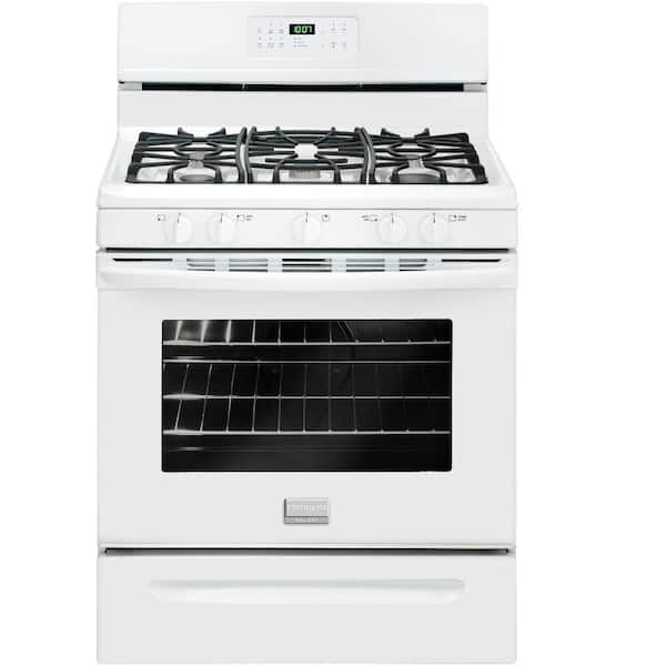 Frigidaire 5.0 cu. ft. Gas Range with Self-Cleaning Oven in White