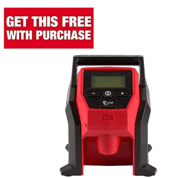 M12 12-Volt Lithium-Ion Cordless Electric Portable Inflator (Tool-Only)