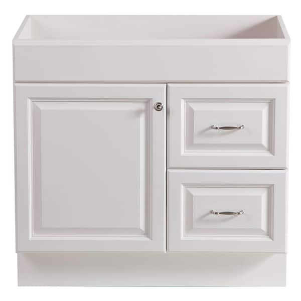 Home Decorators Collection Dowsby 36 in. Vanity Cabinet Only in Cream