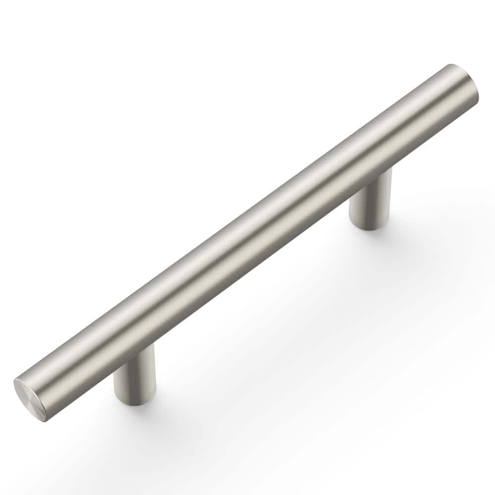 3-Inch Brushed Nickel Modern Bar Pulls with Mounting Hardware
