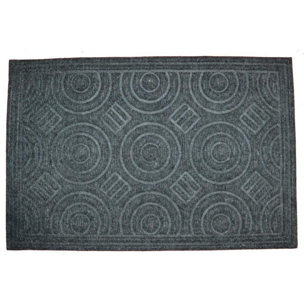 27 in. x 16 in. Gray Synthetic Outdoor Door Mat price history on PriceWatchPro