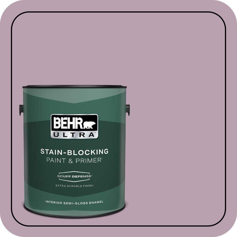 1 gal. #S110-4 Highland Thistle Extra Durable Semi-Gloss Enamel Interior Paint & Primer price history on PriceWatchPro