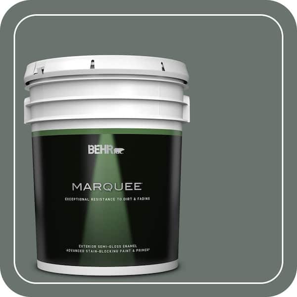 BEHR MARQUEE 5 gal. #PPU12-18 Heritage Park Semi-Gloss Enamel Exterior Paint & Primer