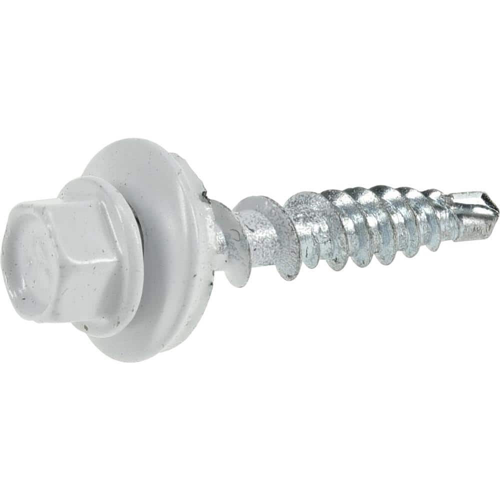 2 1/2" 500 CORRUGATED ROOFING SCREWS & CLEAR STRAP CAPS FOR CLEAR SHEETS 60mm 