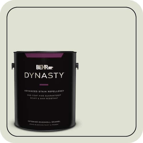 BEHR DYNASTY 1 gal. #S380-1 Moss Mist Eggshell Enamel Interior Stain-Blocking Paint & Primer