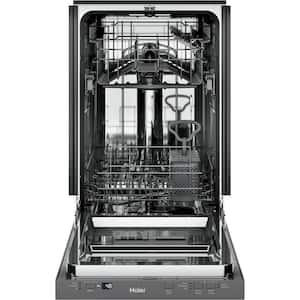 18 in. Top Control Built-In Dishwasher in Stainless Steel with 3-Cycles