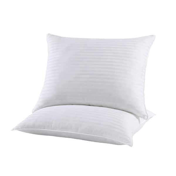 VW Signature 2-Piece White T400 Cotton Standard Utility Pillows