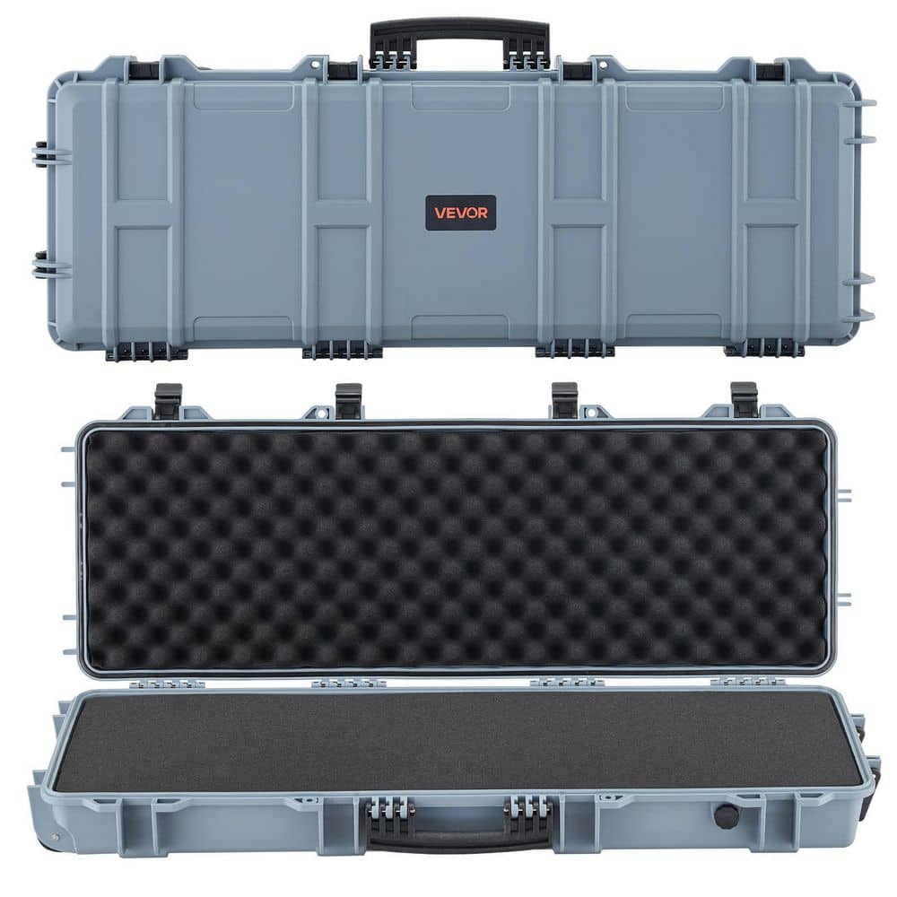 VEVOR Hard Rifle Case, Lockable Rifle Case with Pre-cut Foams, 40