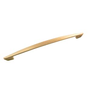 Velocity Collection Appliance Pull 12 in. Center-to-Center Flat Ultra Brass Finish