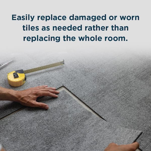Shaw Graphix Canyon Shadow Loop Commercial 24 in. x 24 in. Glue Down Carpet Tile (12-tile / case) Shaw Graphix Canyon Shadow Loop Commercial 24 in. x 24 in. Glue Down Carpet Tile (12-tile / case)