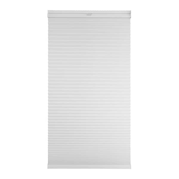 Home Decorators Collection Shadow White Top Down Bottom Up Cordless Blackout Cellular Shades - 24 in.W x 72 in. L (Actual Size 23.75 x 72)