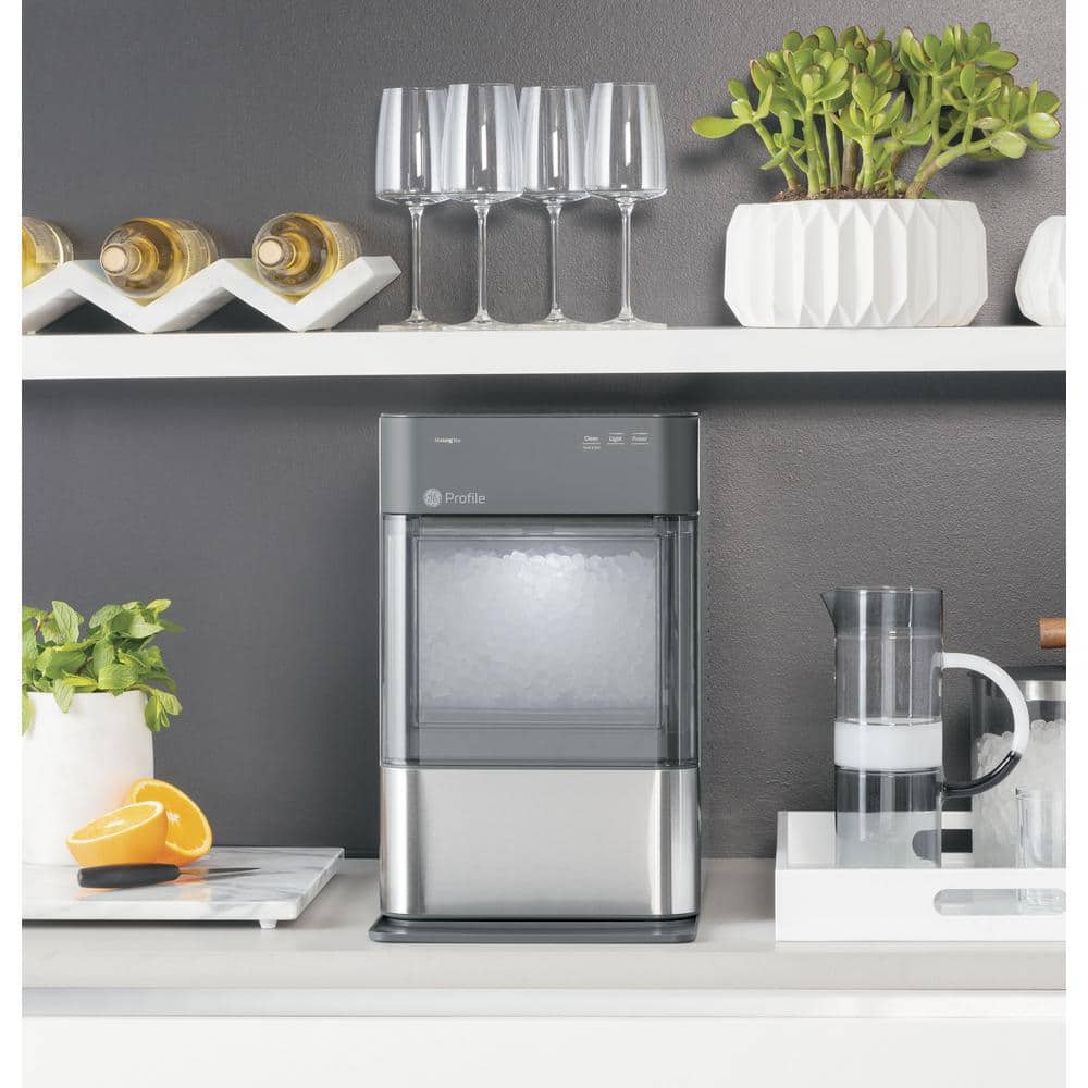 Stainless Steel Portable Countertop Nugget Ice Maker with WiFi