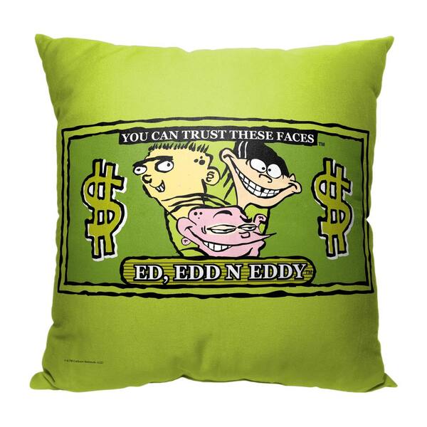 The Northwest Group Cn Ed Edd N Eddy Trustworthy Faces Multi Colored Throw Pillow