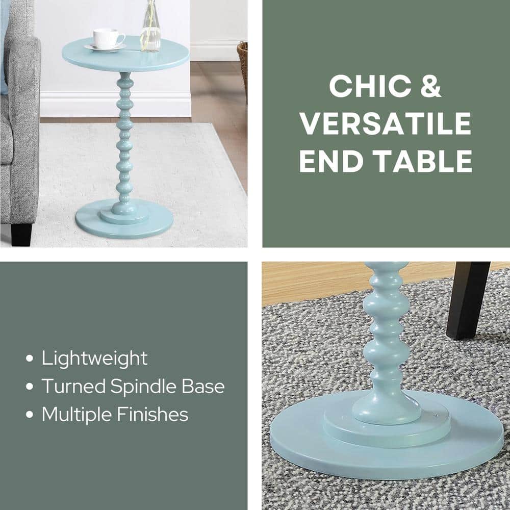 Palm Beach Blue Spindle Table - thumbnail 4
