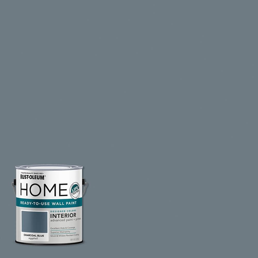 RustOleum Home 1 gal. Charcoal Blue Eggshell Interior Wall Paint
