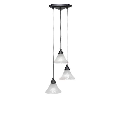 Condor Light Matte Black, Cluster Pendant Light with in