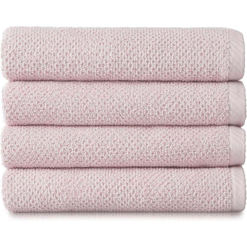 The Clean Store 6 Piece Gray Popcorn Cotton Bath Towel Set (2 Bath Towels, 2 Hand Towels and 2 Washcloths)