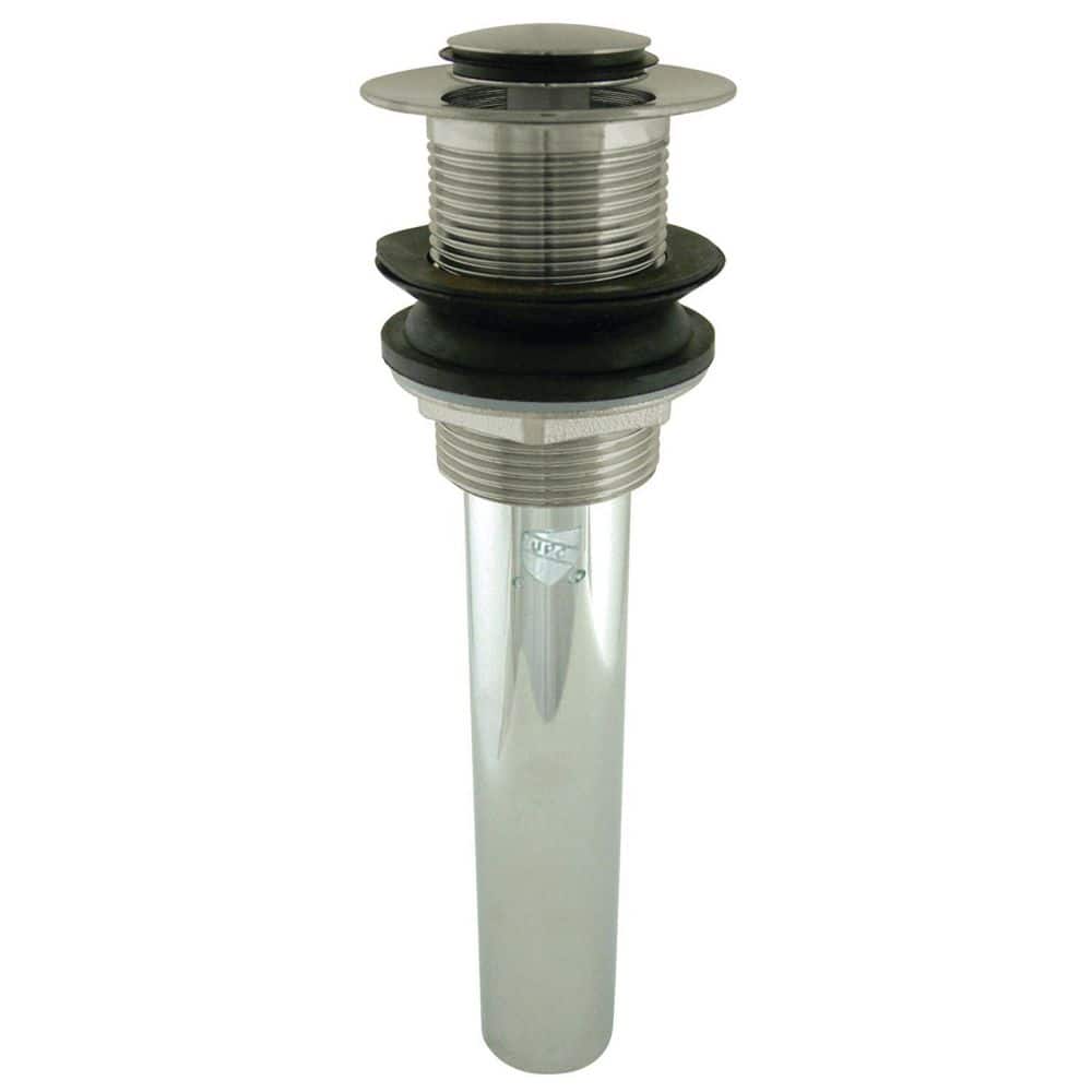 Kingston Brass Trimscape 22Gauge Push PopUp Bathroom Sink Drain, Brushed Nickel without