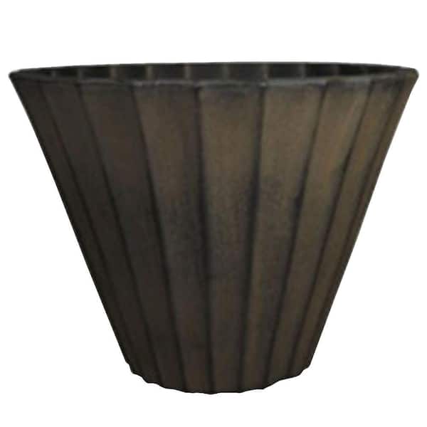 Unbranded Roma 15 in. Sable Plastic Planter