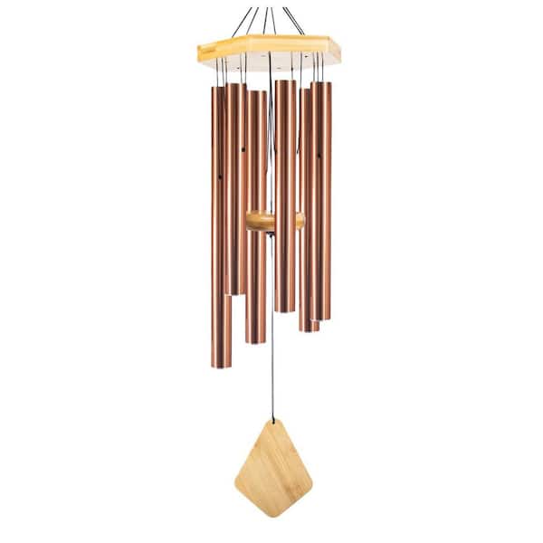 30 in. Wind Chimes Outdoor Deep Tone, Memorial Wind Chimes with Hook as Gifts for Housewarming, Christmas, Copper