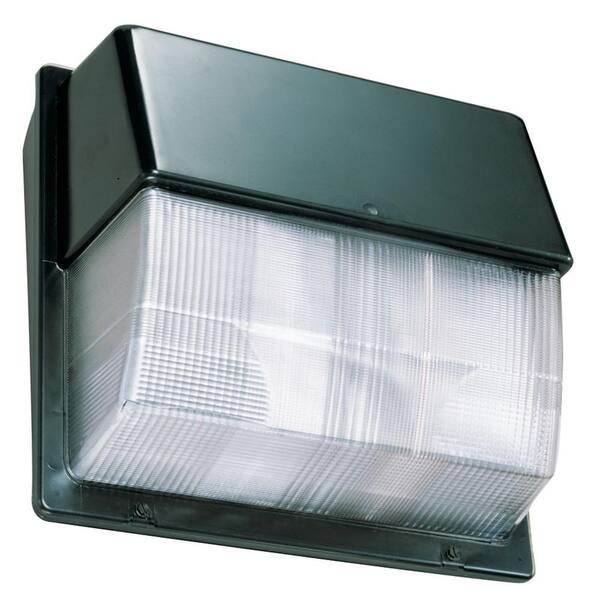 Lithonia Lighting 150-Watt High Pressure Sodium Bronze Wall Pack with Polycarbonate Lens