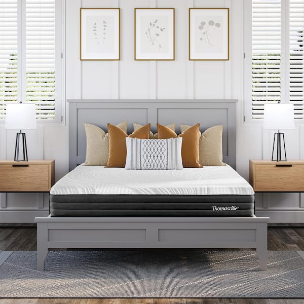 Thomasville Artisan Collection; Franklin Twin XL Size Medium Plush 10  Hybrid Innerspring Made in USA Mattress IMIFT1050TXL - The Home Depot