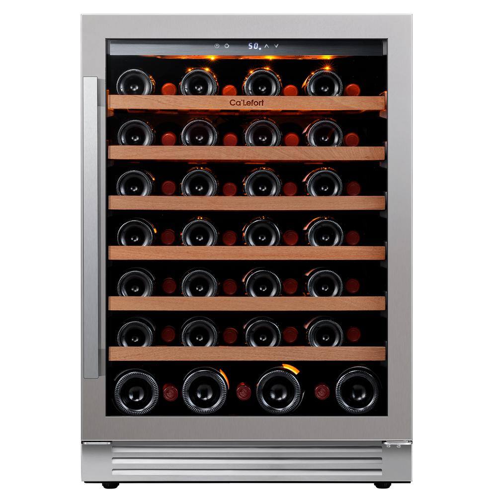 Ca'Lefort 24" Stainless Steel Wine Cooler with Glass Door