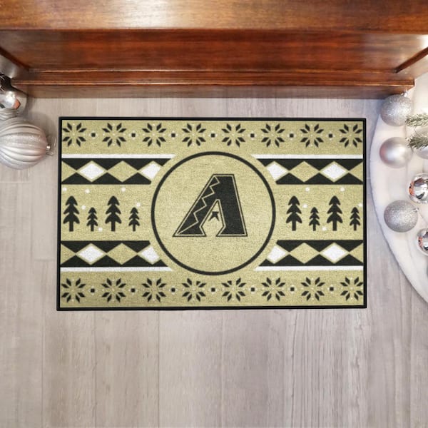 Arizona Diamondbacks Holiday Sweater Starter Mat Accent Rug