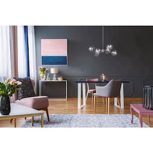 Cambry 6-Light Chrome Chandelier with Clear Glass Shades