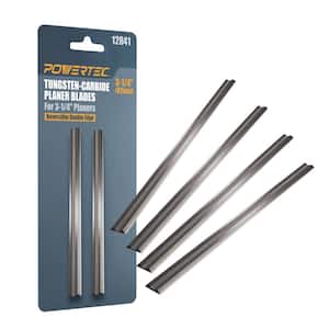3-1/4 in. Tungsten Carbide Hand Held Planer Blades Replacement for Bosch, DeWalt, Makita, Porter Cable, Ryobi (6-Pack)